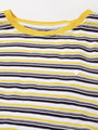Mens Premium Cotton Striped Half Sleeve Crew Neck T-Shirts
