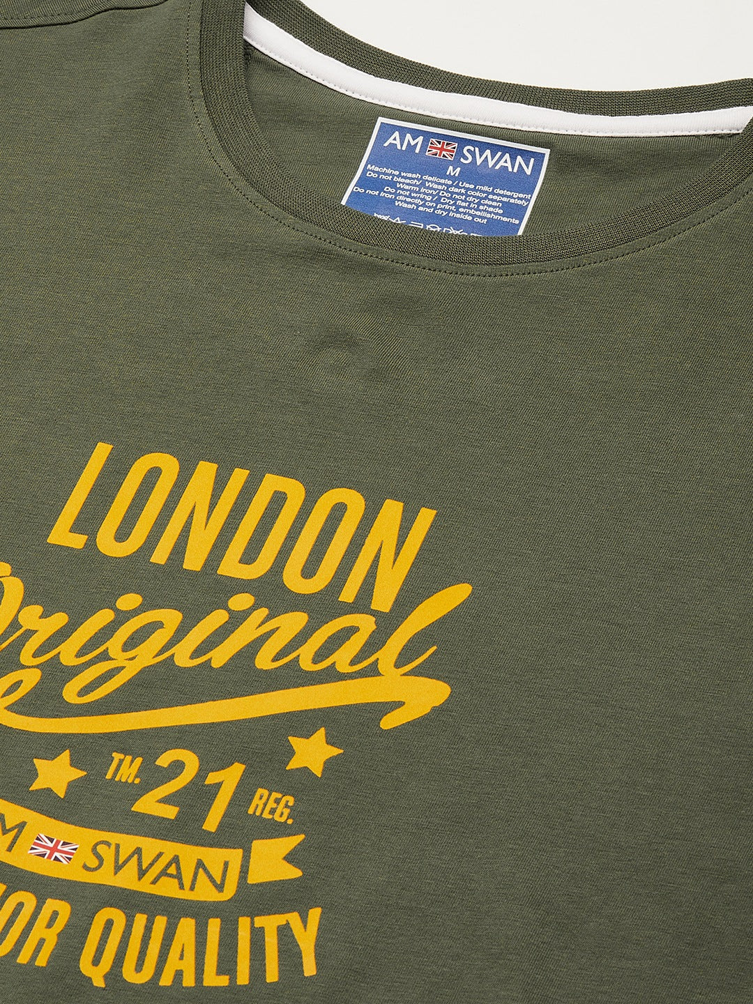 Mens Premium Cotton Lycra Graphic Half Sleeve Crew Neck T-Shirts