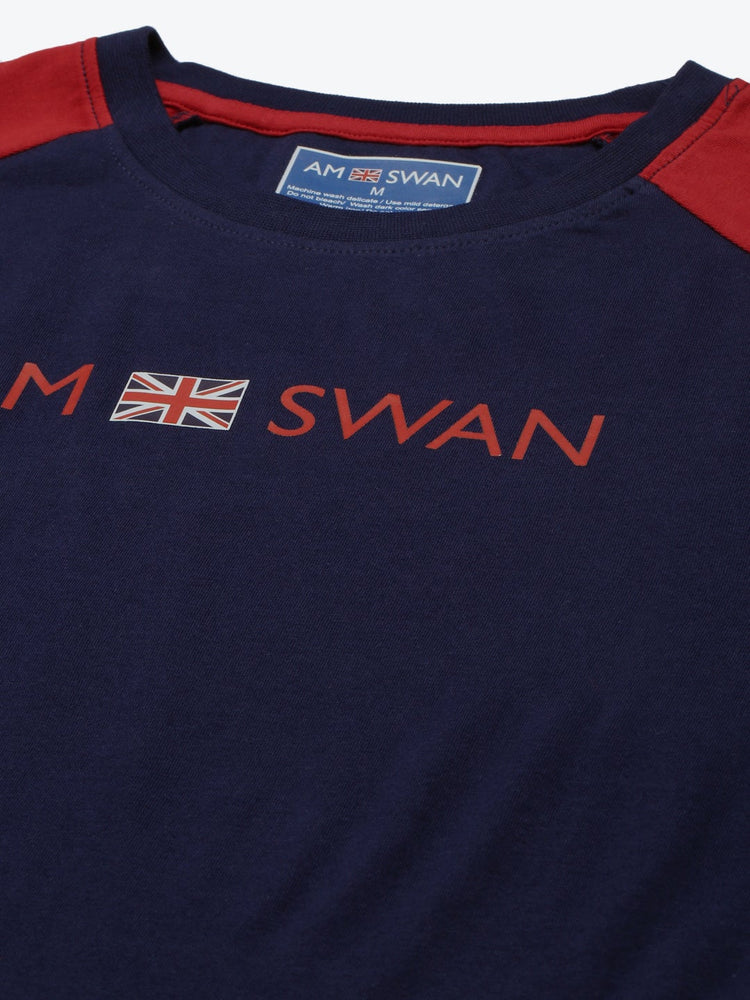 Mens Premium Cotton Printed Reglan Half Sleeve T-Shirts