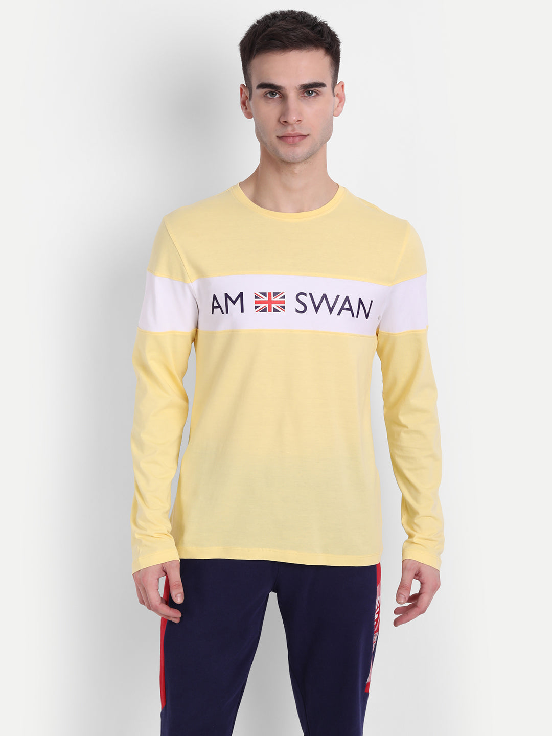 Mens Premium Cotton Printed Full Sleeve T-Shirts