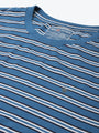 Mens Premium Cotton Striped Half Sleeve Crew Neck T-Shirts