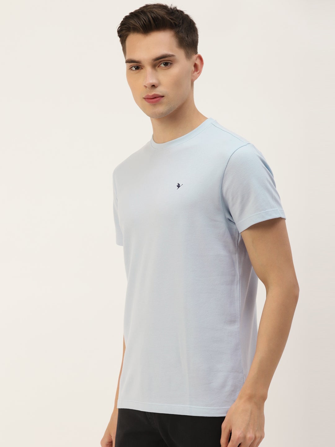 Mens Premium Cotton Half Sleeve Crew Neck T-Shirts