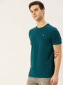 Mens Premium Cotton Lycra Solid Half Sleeve Crew Neck T-Shirts