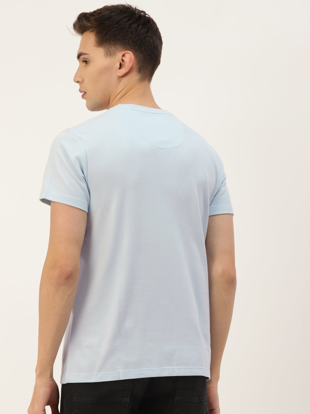 Mens Premium Cotton Half Sleeve Crew Neck T-Shirts