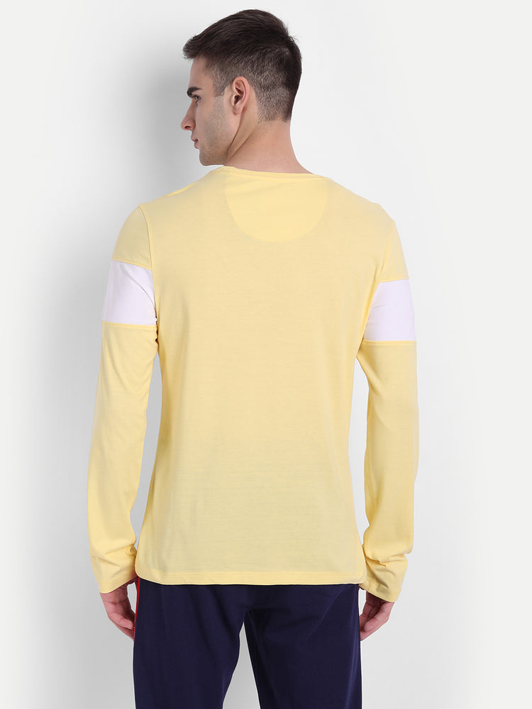 Mens Premium Cotton Printed Full Sleeve T-Shirts