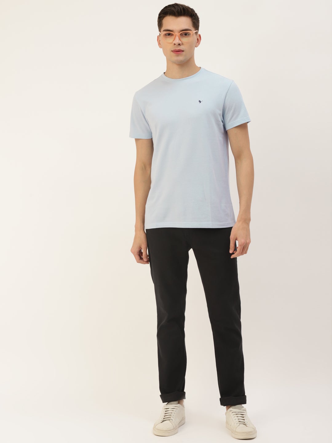 Mens Premium Cotton Half Sleeve Crew Neck T-Shirts