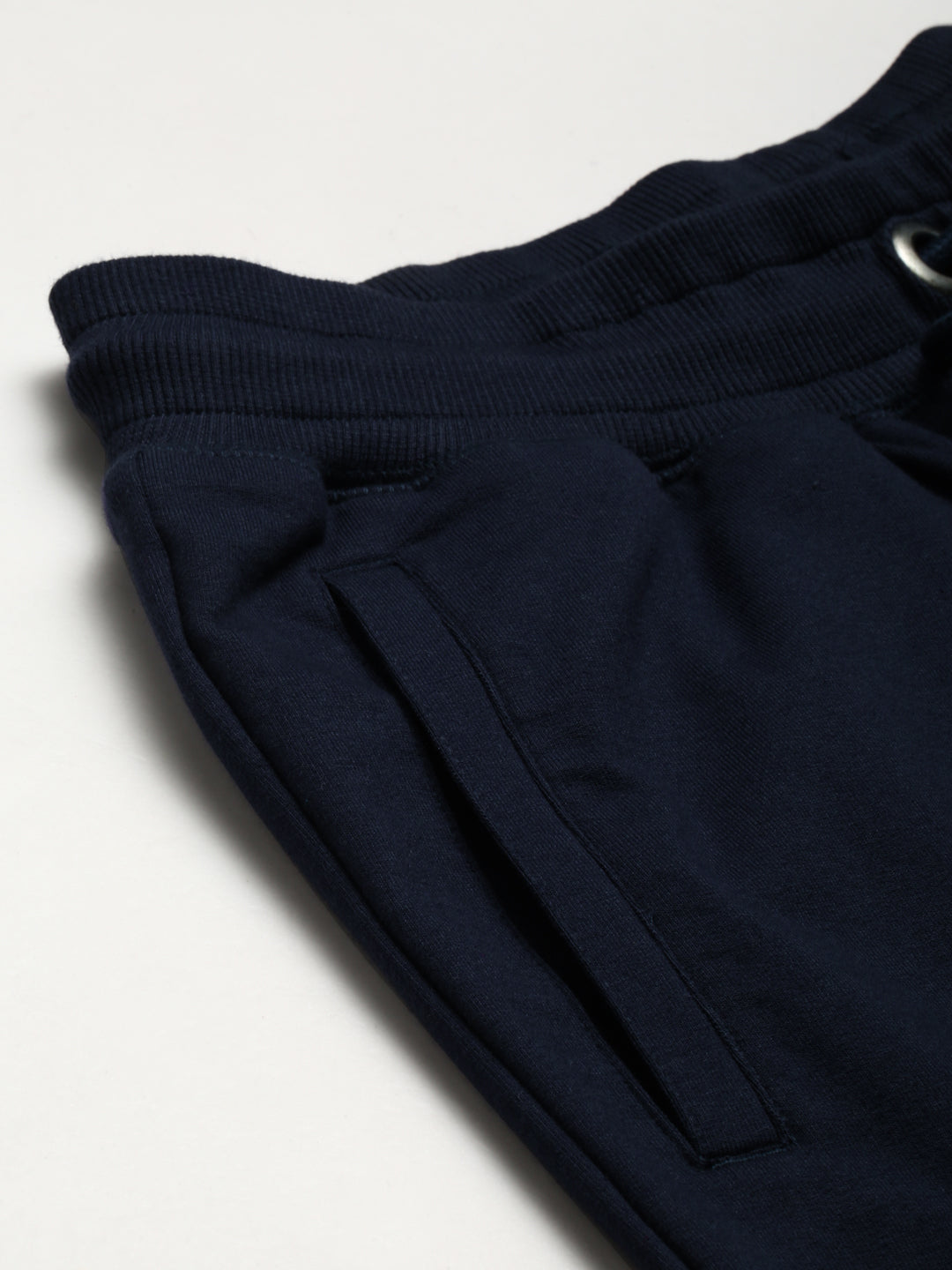 Mens Cotton Rich Lycra With Contrast Panel Printed Track Pants