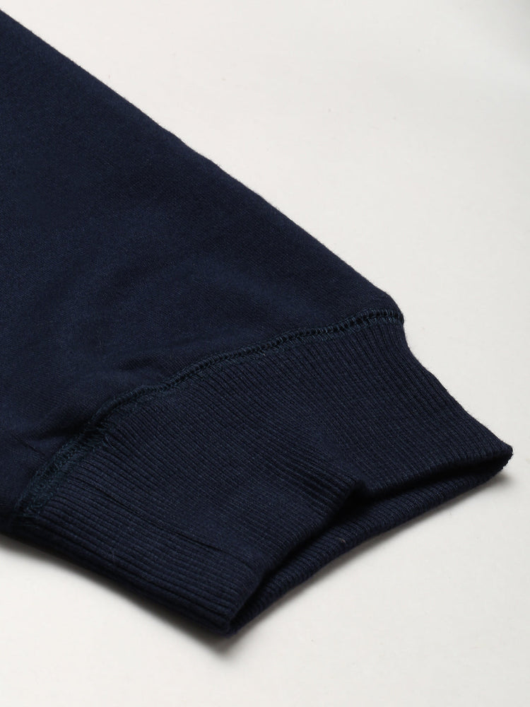 Mens Cotton Rich Lycra With Contrast Panel Printed Track Pants