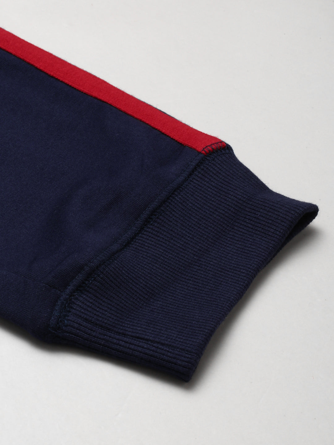 Mens Cotton Rich Lycra With Printed Tape Track Pants