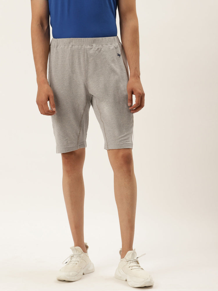 Mens Cotton Rich Lycra With Contrast Tape Shorts