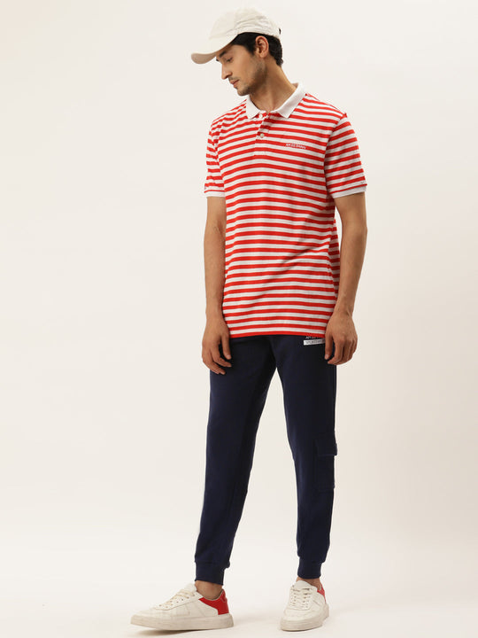 Mens Cotton Rich Lycra Cargo Printed Track Pant