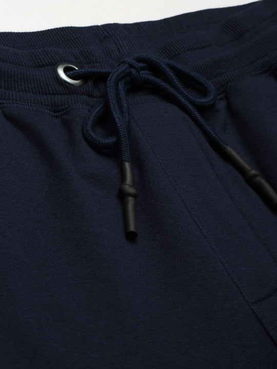 Mens Cotton Rich Lycra Colourblocked Track Pant