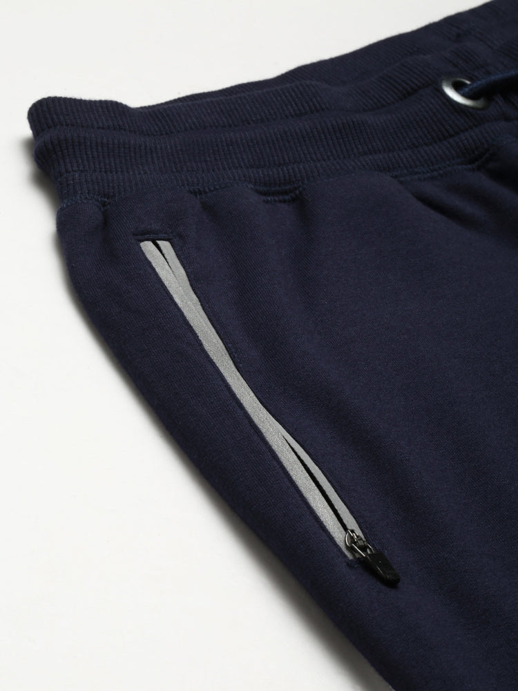 Mens Cotton Rich Lycra Colourblocked Track Pant