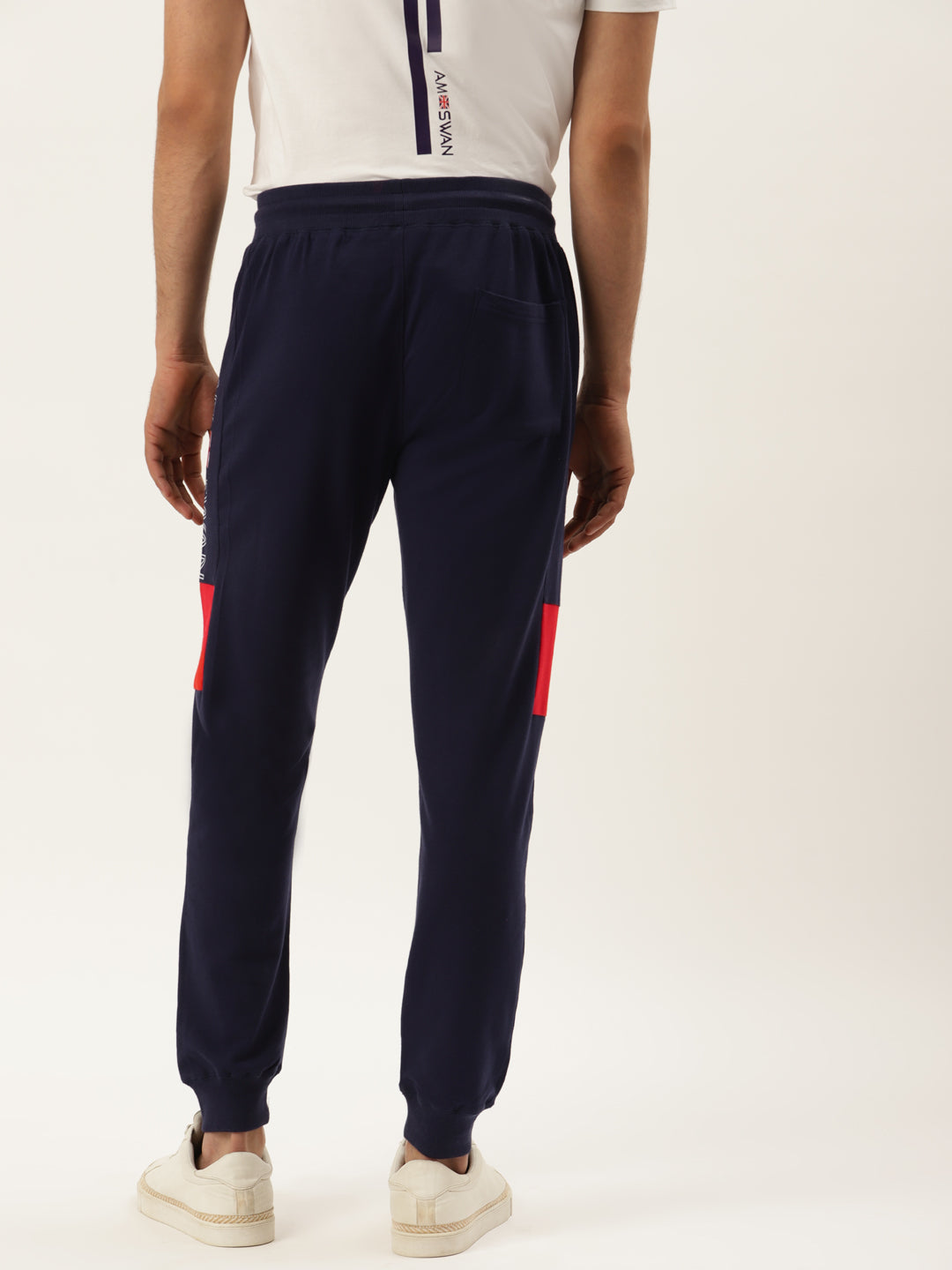 Mens Cotton Rich Lycra Printed Track Pant