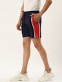 Mens Cotton Rich Lycra Colourblocked Shorts