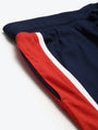 Mens Cotton Rich Lycra Colourblocked Shorts