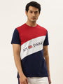 Mens Premium Cotton Lycra Printed Half Sleeve Crew Neck T-Shirts