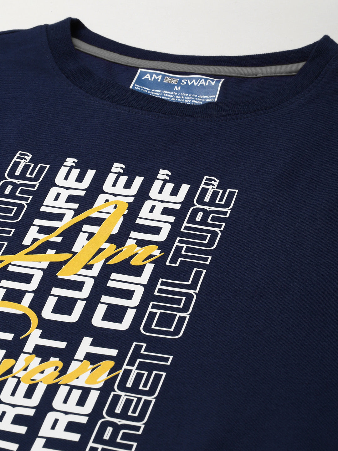 Mens Premium Cotton Lycra Printed Half Sleeve Crew Neck T-Shirts