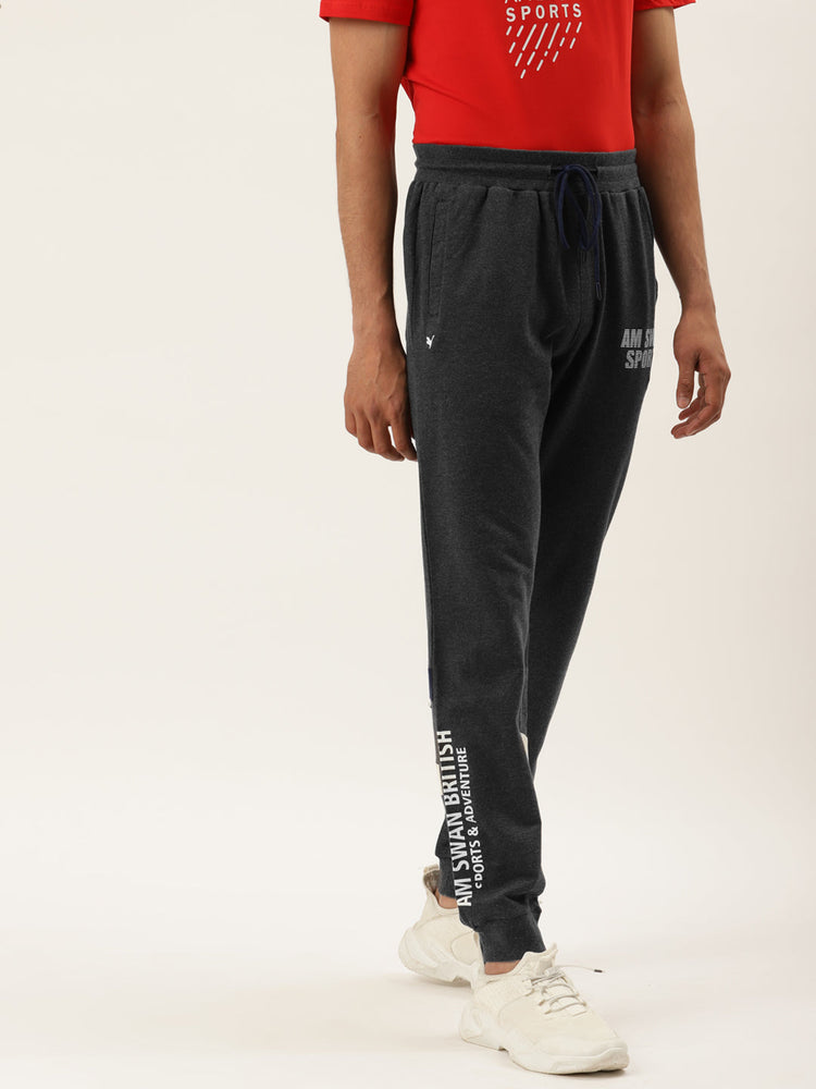 Mens Premium Cotton Printed Track Pants