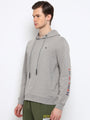 Mens Premium Cotton Printed Full Sleeve Hooded Sweatshirt