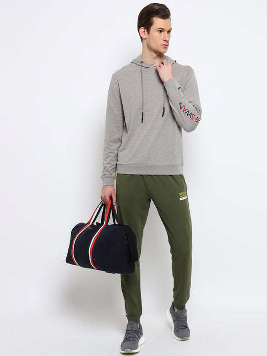 Mens Premium Cotton Printed Full Sleeve Hooded Sweatshirt