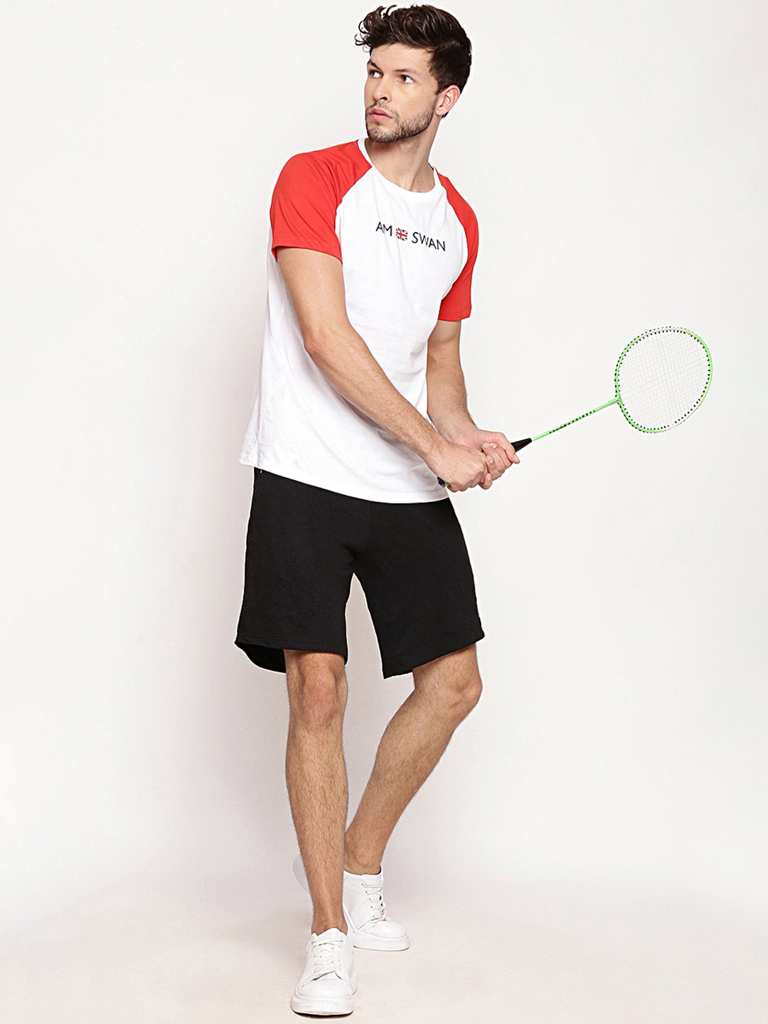 Mens Premium Cotton Printed Colourblock Half Sleeve T-Shirts