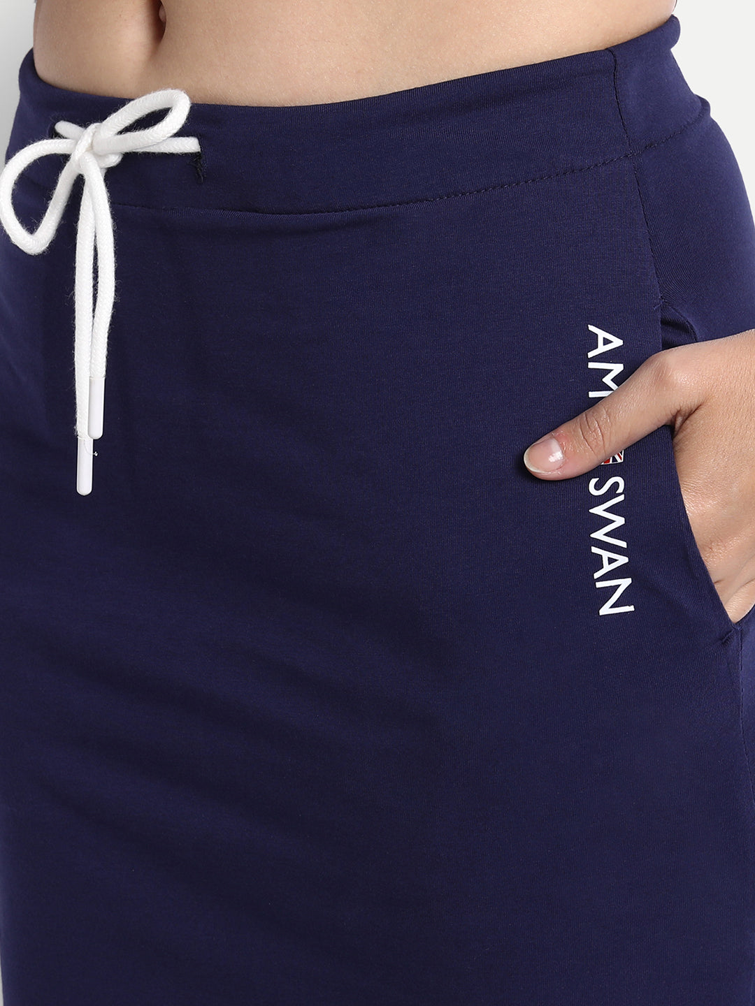 Womens Premium Solid Cotton Smart Fit Pencil Skirts