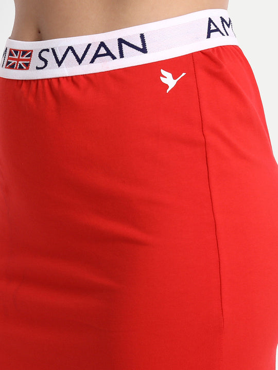 Womens Premium Solid Cotton Smart Fit Pencil Skirts